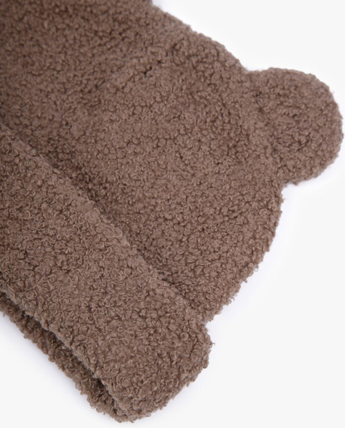 Изображение товара Шапочка для малышей Amarobaby Plush / AB-OD24-P16/12-52 (коричневый, р.52)