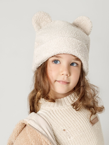 Изображение товара Шапочка для малышей Amarobaby Plush / AB-OD24-P16/33-52 (молочный, р.52)