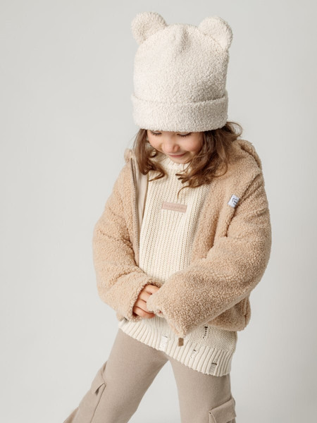 Изображение товара Шапочка для малышей Amarobaby Plush / AB-OD24-P16/33-52 (молочный, р.52)