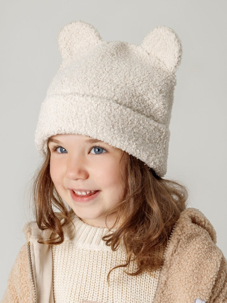 Изображение товара Шапочка для малышей Amarobaby Plush / AB-OD24-P16/33-52 (молочный, р.52)