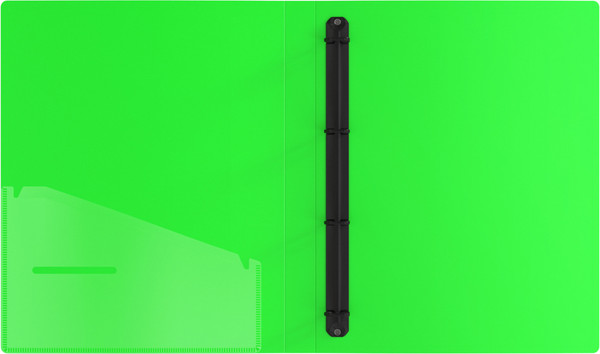 Изображение товара Папка для бумаг Berlingo Your Way / RB4_4D895 (зеленый неон)