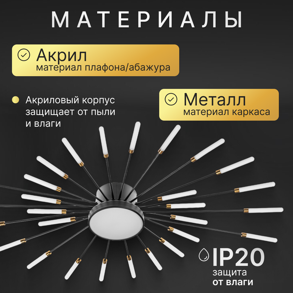 Изображение товара Люстра Sundays Home R-4 / 6150