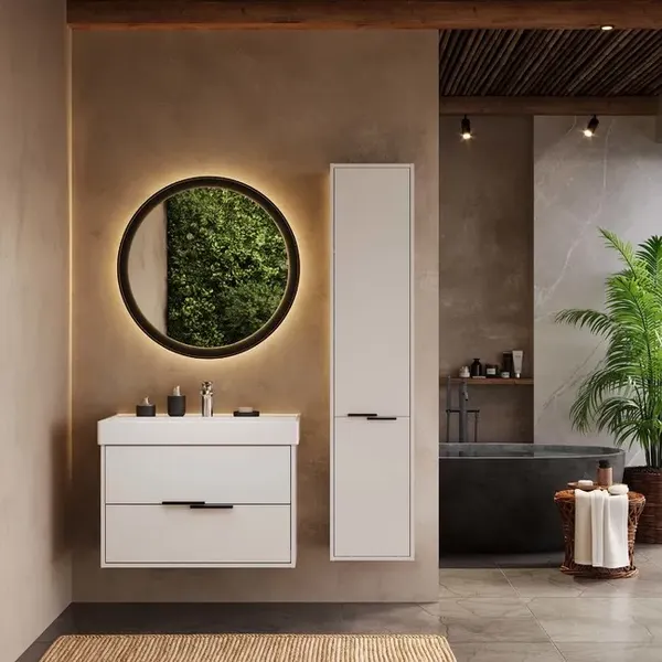 Изображение товара Тумба с умывальником Briz Сохо 80 / 244 03-18080-17 00 БЕЛ