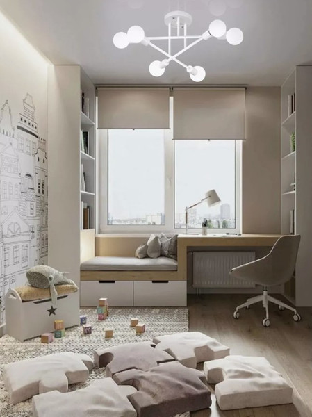 Изображение товара Люстра Sundays Home KR-24 / 6204 (c лампами Е27 12W 4100K / 23222 6шт)