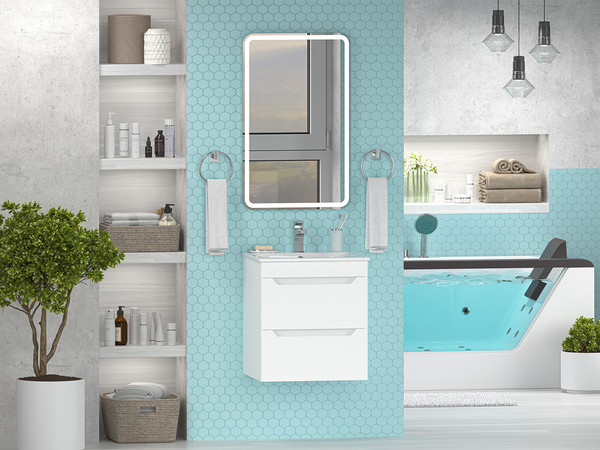 Изображение товара Тумба под умывальник Misty Бриз 50 /  П-Бри-09050-012Я