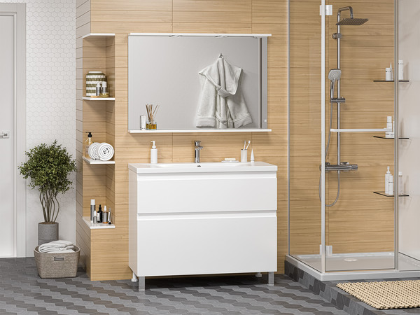 Изображение товара Тумба под умывальник Misty Лаки 100 / П-Лак-01100-0112Я