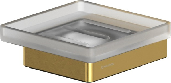 Изображение товара Мыльница Whitecross Cubo CU2420GLB (брашированное золото)