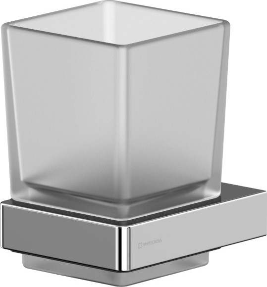 Изображение товара Стакан для зубной щетки и пасты Whitecross Cubo CU2430CR (хром)
