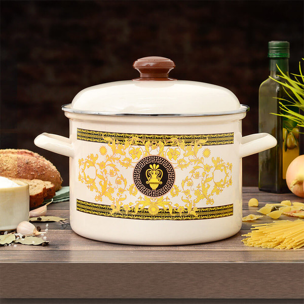 Изображение товара Кастрюля ЭСТЕТ Греческий узор / ЭТ-72522