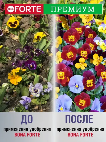 Изображение товара Удобрение Bona Forte Конское Премиум с цеолитом и аминокисл. Супер цветы BF22010991 (2кг)