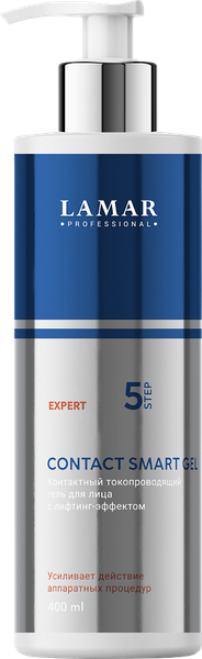 Изображение товара Гель для лица Lamar Professional Contact Smart Gel токопроводящий с лифтинг-эффектом (400мл)