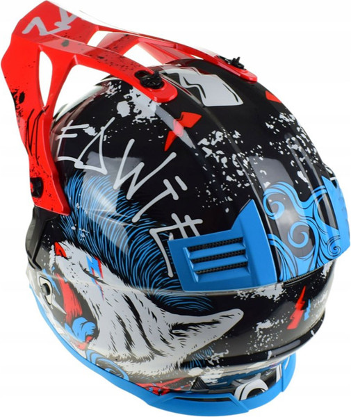 Изображение товара Мотошлем LS2 MX437 Fast 2 Mini Starmaw (M, черный)