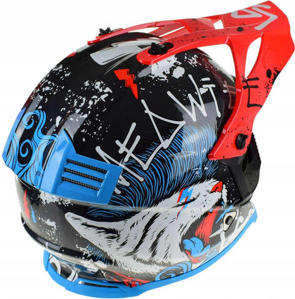 Изображение товара Мотошлем LS2 MX437 Fast 2 Mini Starmaw (M, черный)