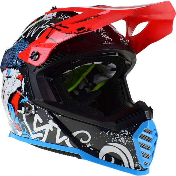 Изображение товара Мотошлем LS2 MX437 Fast 2 Mini Starmaw (M, черный)