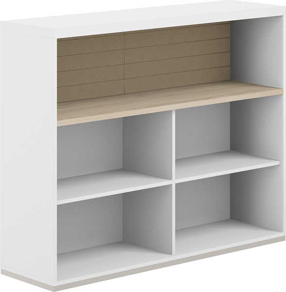 Изображение товара Стеллаж Norden С топом / AG.252.201.662.BG (белый/акация равелло/бежевый)