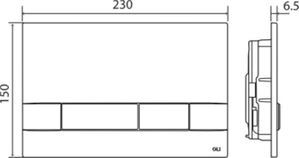 Изображение товара Инсталляция для унитаза Oli 120 / 885052+152939 (белый)