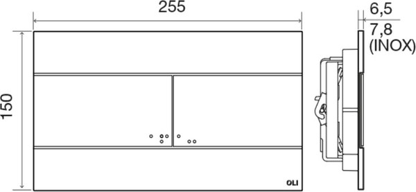 Изображение товара Инсталляция для унитаза Oli 885111+659041