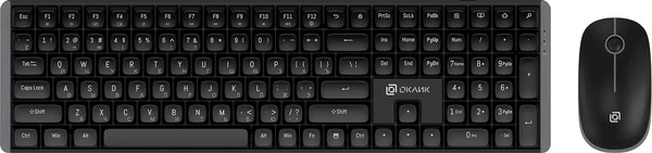 Изображение товара Комплект клавиатура и мышь Оклик S315W (черный)