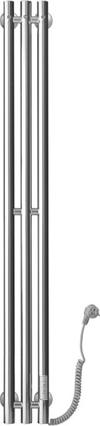 Изображение товара Полотенцесушитель электрический Ростела Мини 3 108х1500/3 (хром, с крючком, диммер)