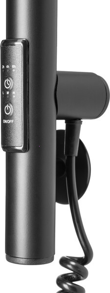 Изображение товара Полотенцесушитель электрический Ростела Мини 1 1500/1 (Ral 9005, с крючком, диммер)