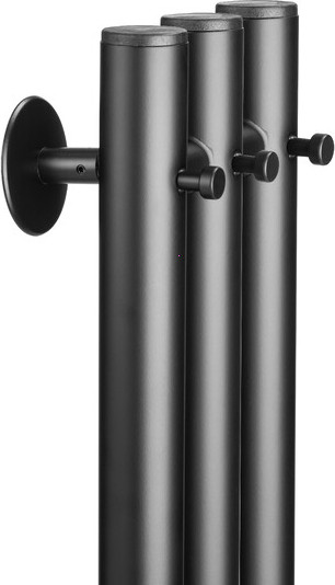 Изображение товара Полотенцесушитель электрический Ростела Мини 3 108х1800/3 (Ral 9005, с крючком, диммер)