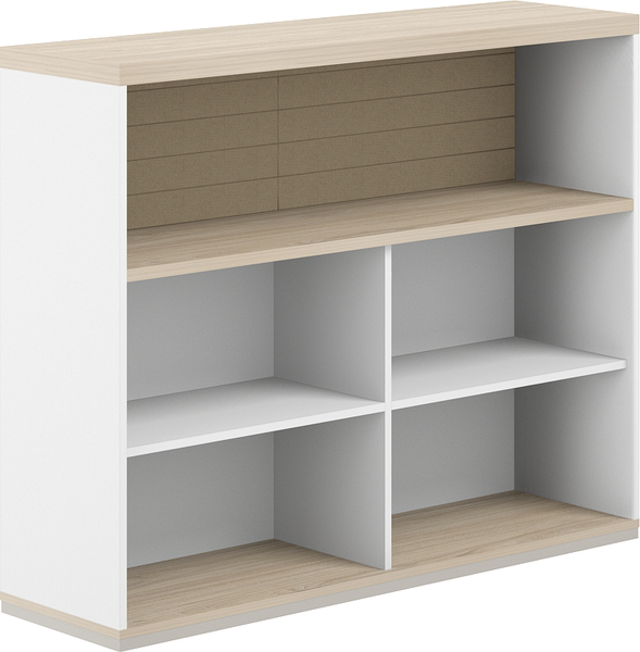 Изображение товара Стеллаж Norden С топом / AG.252.402.662.BG (белый/акация равелло)