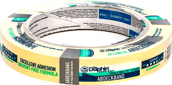 Изображение товара Лента малярная Blue Dolphin 0.019x50м (желтый)