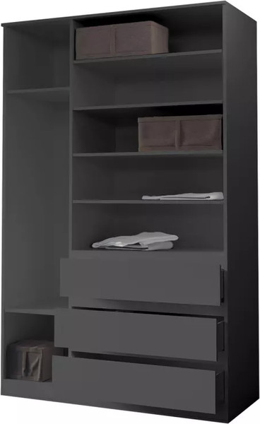 Изображение товара Шкаф Stolline Somero 3-х дверный с ящиками / 467.01 (серый)