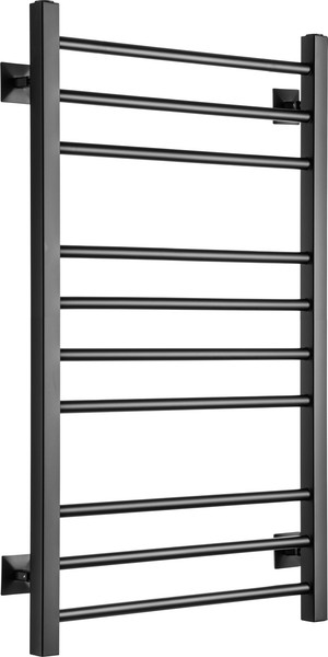 Изображение товара Полотенцесушитель водяной Ростела Свирель V квадрат 500x1000/10 1/2" (Ral 9005, нижнее подключение)