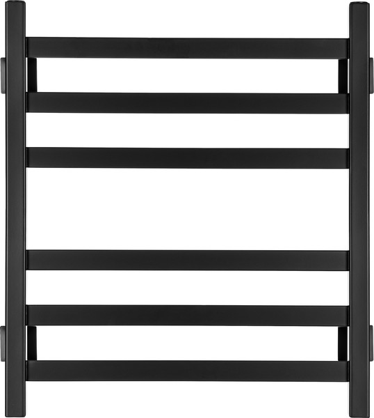 Изображение товара Полотенцесушитель водяной Ростела Квадро V 30 400х600/6 1/2" (Ral 9005, нижнее подключение)