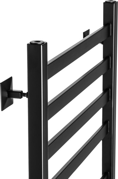 Изображение товара Полотенцесушитель водяной Ростела Квадро V 30 400х1200/12 1/2" (Ral 9005, нижнее подключение)