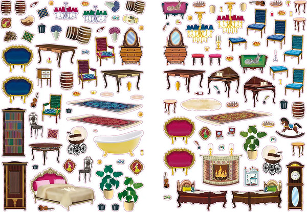 Изображение товара Развивающая книга Робинс Мой дворец наклеек. 400 наклеек / 9785436609232