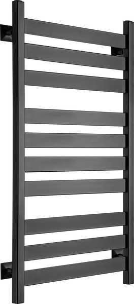 Изображение товара Полотенцесушитель водяной Ростела Квадро V 50 400х1000/10 1/2" (Ral 9005, нижнее подключение)