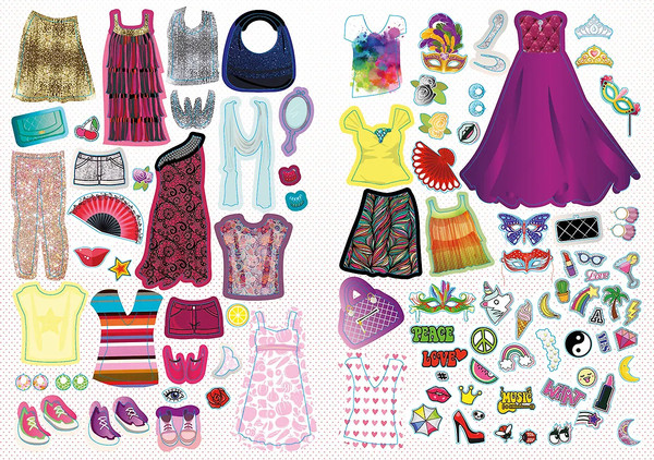 Изображение товара Развивающая книга Робинс Я модница. Звездные наряды / 9785436609171