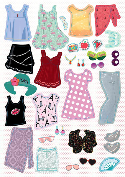 Изображение товара Развивающая книга Робинс Я модница. Одежда для праздников