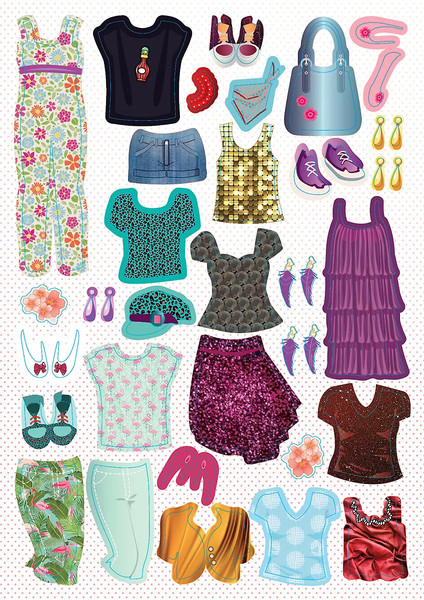 Изображение товара Развивающая книга Робинс Я модница. Одежда для праздников