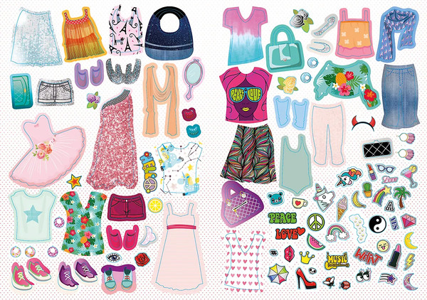 Изображение товара Развивающая книга Робинс Я модница. Стильные подружки