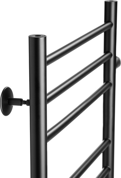 Изображение товара Полотенцесушитель водяной Ростела Свирель V 500x800/9 1" (Ral 9005, боковое подключение)