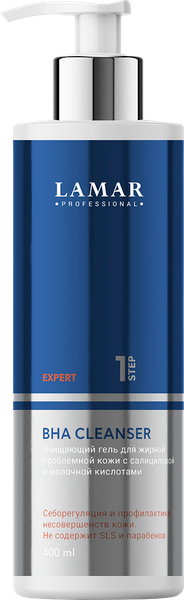 Изображение товара Гель для умывания Lamar Professional Bha Cleanser для жирной проблемной кожи (400мл)