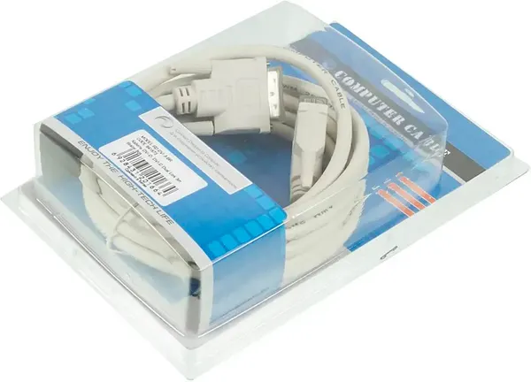 Изображение товара Кабель Ningbo DVI-D Dual Link (m) DVI-D Dual Link (m) / RD-DVI-3-BR (3м, серый)