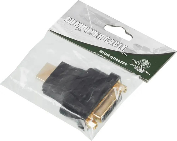 Изображение товара Адаптер Ningbo HDMI (m) DVI-D (f) / CAB NIN HDMI(M)/DVI-D(F) (черный)