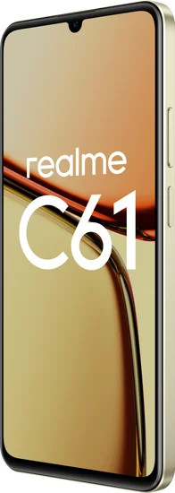 Изображение товара Смартфон Realme C61 8GB/256GB / RMX3930 (блестящий золотой)