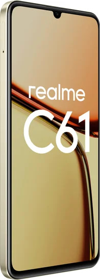 Изображение товара Смартфон Realme C61 8GB/256GB / RMX3930 (блестящий золотой)