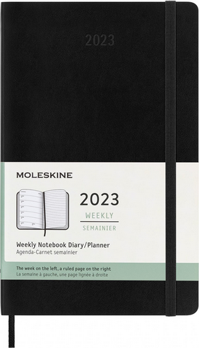 Изображение товара Еженедельник Moleskine Classic Soft WKNT Large / DSB12WN3 (черный)