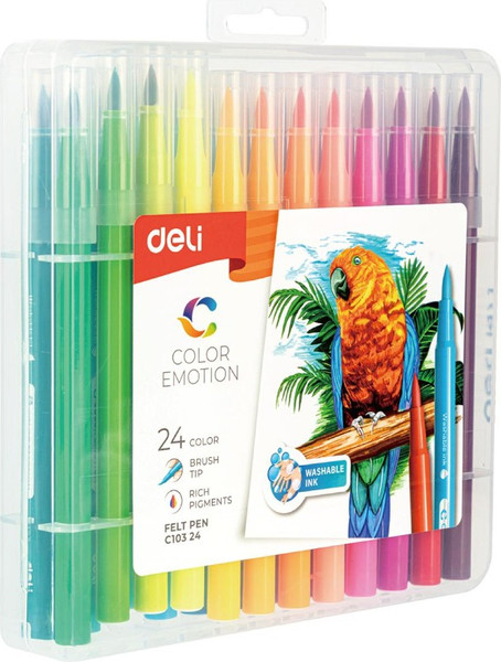 Изображение товара Фломастеры Deli Color Emotion / EC10324 (24цв)