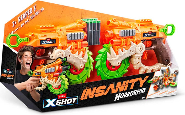 Изображение товара Набор игрушечного оружия Zuru X-Shot Insanity Хоррорфайр Рипер / 36731