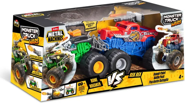 Изображение товара Набор игрушечных автомобилей Zuru Metal Machines Битва монстр-траков / 6793