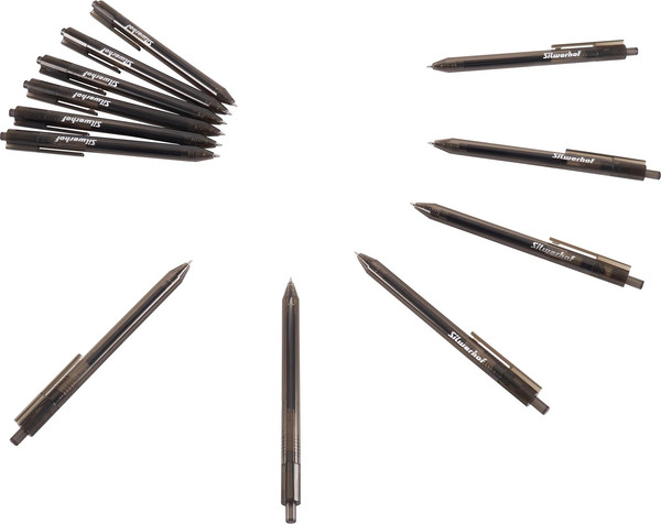 Изображение товара Набор гелевых ручек Silwerhof NG Standart (12шт, черный)