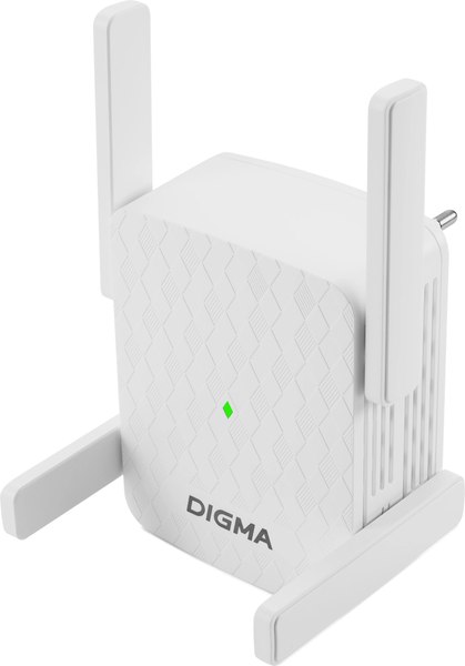 Изображение товара Усилитель беспроводного сигнала Digma D-WR310 / D-WR310V2 (белый)