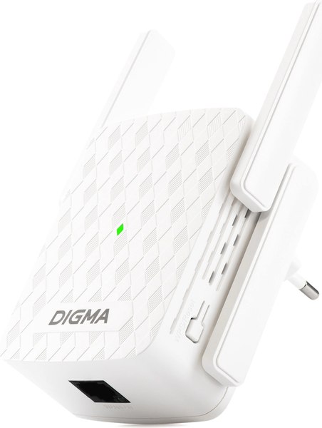 Изображение товара Усилитель беспроводного сигнала Digma D-WR310 / D-WR310V2 (белый)